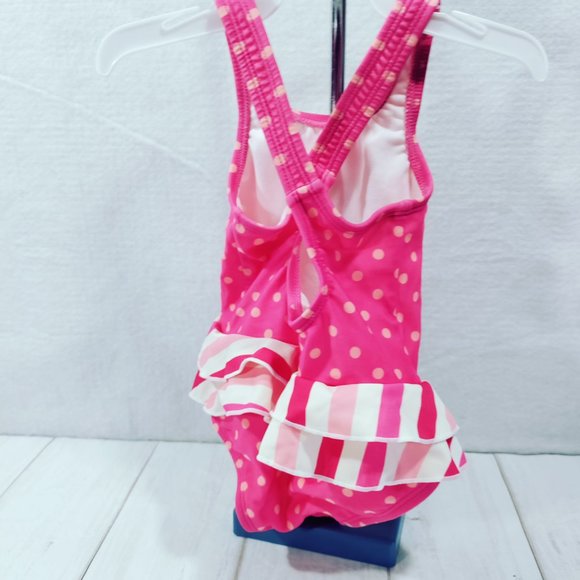 L.L. Bean Girl's Sunblocking Swimwear UPF 50+ One Piece Size 6/12MO - Picture 4 of 6